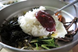 산채비빔밥,전라북도 순창군,지역음식