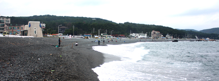몽돌 해변 중 가장 유명해! 주전 몽돌해변