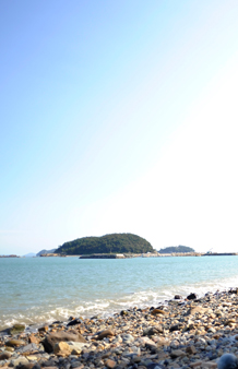 우주 도시의 이색해변