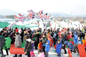 지리산에 눈꽃이 피다! 동심되어 즐기는 지리산바래봉눈꽃축제,전라북도 남원시