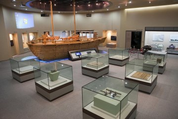 물류 유통의 중심지였던 군산의 과거와 현재, 미래를 살펴볼 수 있는&nbsp;해양물류역사관 전경.