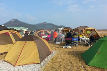 다양한 캠핑을 즐길 수 있는 새만금의 캠핑장