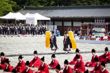 매년 5월에 봉행되는 종묘대제는 세계무형유산으로 그 가치를 인정받고 있다.