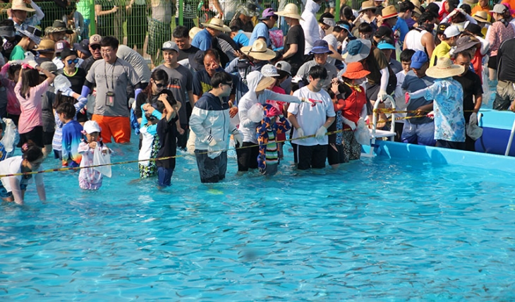 봉화은어축제에는 다양한 프로그램이 가득하다.