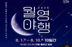 안동시, 여름밤의 감성 축제 ‘2025 월영야행’ 개최, 국내여행, 여행정보