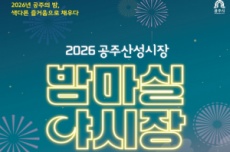 공주산성시장 밤마실 야시장 15일 개장, 국내여행, 여행정보