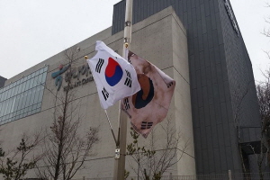 은평구, '진관사 태극기' 함께 게양한 거리 조성...훼손된 태극기가 아닙니다