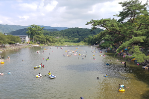 거창군 수승대관광지 여름피서지로 각광