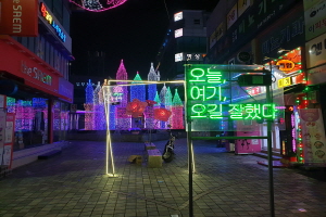 환상의 퍼레이드와 로맨틱한 벚꽃 불빛의 향연... 제천겨울벚꽃축제 ‘주목’