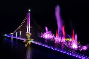 예산군 예당호 출렁다리, 한국관광공사 ‘야간관광 100선’에 선정