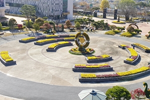가을국화 꽃내음에 취한 합천 대장경기록문화테마파크