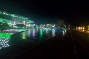 보성군 위드코로나 관광 시동… 율포해수녹차센터 빛으로 물들다
