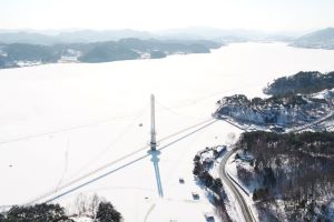 예산군, 예당호 출렁다리 동절기 운영시간 변경