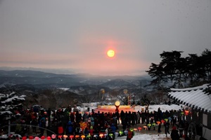 해가 뜨는 절, 일출사,경상북도 안동시