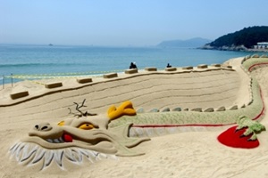 모래와 함께 신나게 놀자! 해운대모래축제의 모습들,부산광역시 해운대구