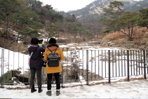 수묵화 속의 풍경, 눈 내린 인왕산,서울특별시 종로구