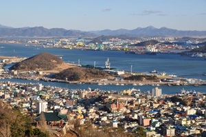 세 마리 학의 전설이 담긴 '삼학도'