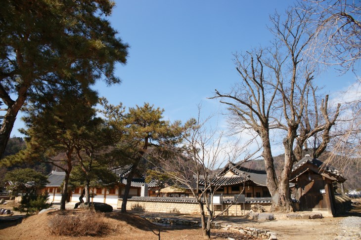 주변 환경과 잘 어우러진 김종길 가옥