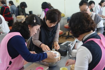 일반인을 대상으로 펼쳐지는 전통음식강좌